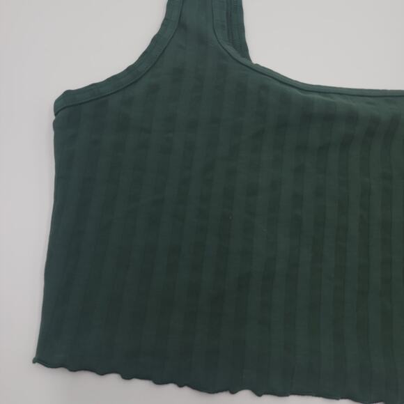 Offline by Aerie Women's OG Original Crop Tank in Green Size XL - Picture 2 of 8